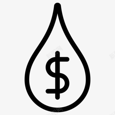 石油价格天然气价格汽油图标图标
