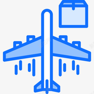 飞机ico飞机12号店蓝色图标图标