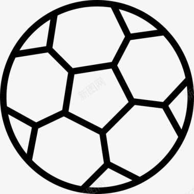 足球运动61直线型图标图标