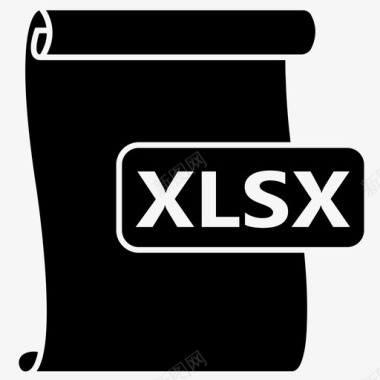 微软Excel电子表格xlsxexcel文件格式图标图标