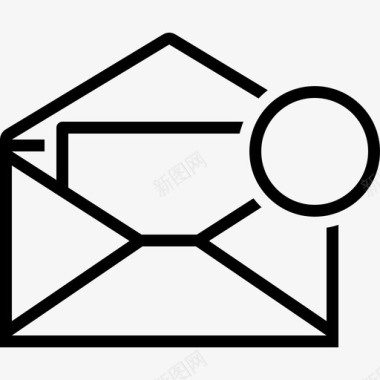 收件箱收件箱消息通信信封图标图标