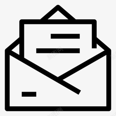 收件箱信件电子邮件收件箱图标图标