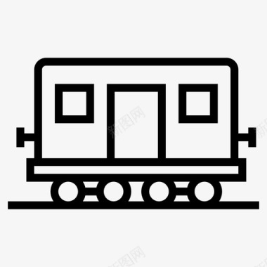 停靠的列车货物列车地方运输铁路公路图标图标