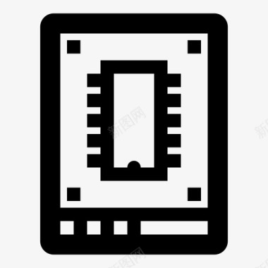 固态硬盘电脑内部图标图标