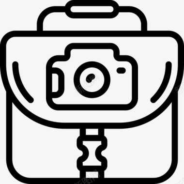 相机包设备摄影师图标图标