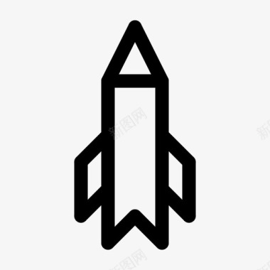 火箭飞机宇宙图标图标