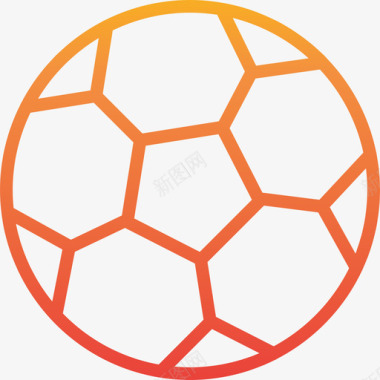 足球运动足球运动66梯度图标图标