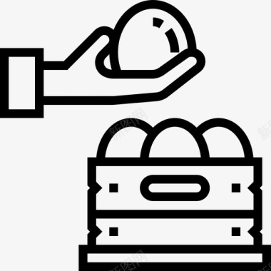 养殖设计鸡蛋养殖47直系图标图标