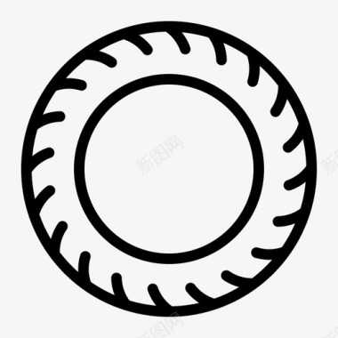 轮胎摩托车零件车轮图标图标