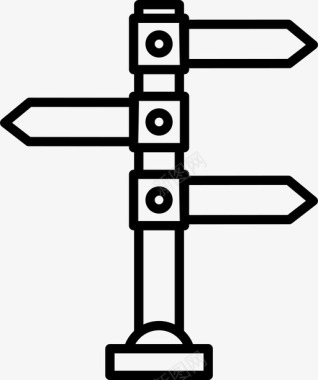 方向方向牌交通标志图标图标