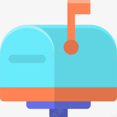 QQ邮箱邮箱通讯143扁平图标图标