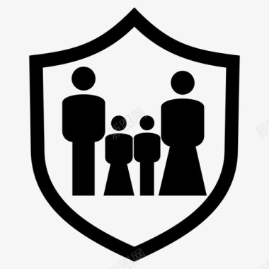 健康保险保险家庭家庭保险图标图标