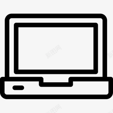 便携式电脑便携式电脑多媒体32线性图标图标
