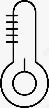 礼物冬季温度计温度冬季图标图标
