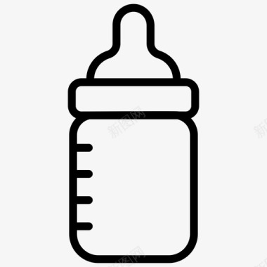 婴儿喂养瓶婴儿喂养器婴儿喂养图标图标