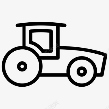拖拉机设备农场图标图标