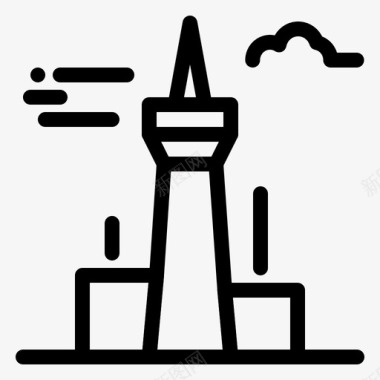 建筑建筑和城市加拿大图标图标