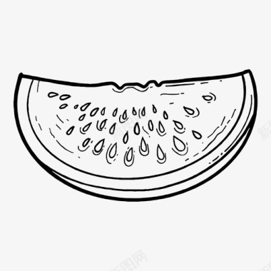 西瓜西瓜食品水果图标图标