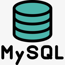 MySQLMysql编程32线性彩色图标高清图片