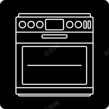 烘焙烤箱电器烘焙图标图标