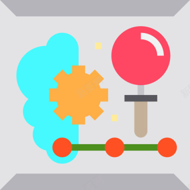研究过程研究思路平面图标图标