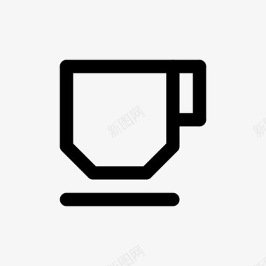 杯碟早餐咖啡图标图标