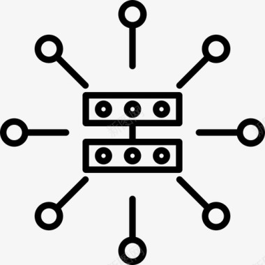 路由器网络通信互联网图标图标