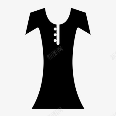 女性服装服装时尚女性图标图标