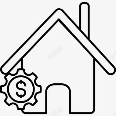 卖房子买房子房子图标图标