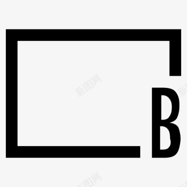 文本框图标