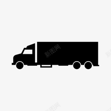 运输卡车商业电力图标图标