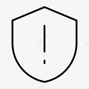 木马shield警报受保护质量图标图标