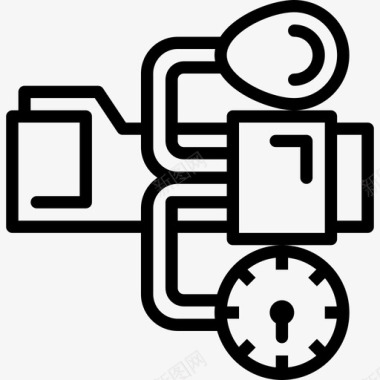 途牛51血压51号医院直线型图标图标