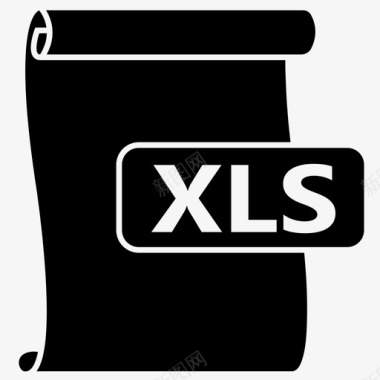 XLS文件格式xlsexcel文件图标图标