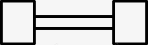 举重活动哑铃健身图标图标