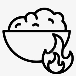 代谢减肥食物燃烧卡路里图标高清图片