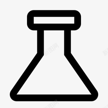 烧瓶化学玻璃图标图标