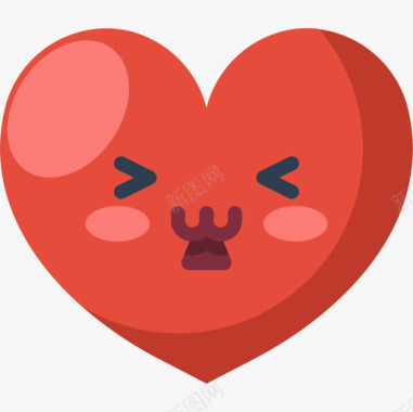 表情吧心脏心脏表情3平坦图标图标