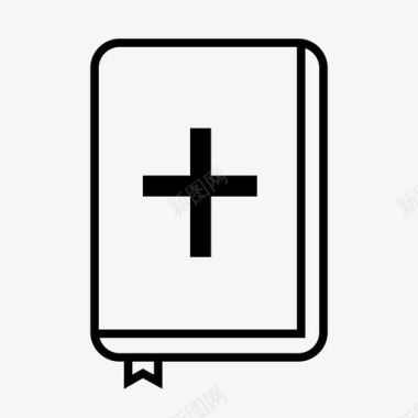 圣经书籍基督教图标图标