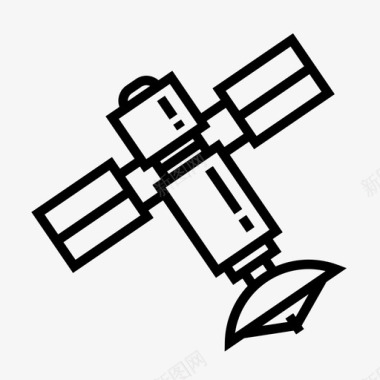 卫星卫星信号太空图标图标