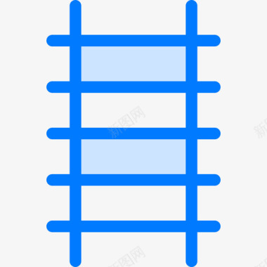 梯子建筑师2蓝色图标图标