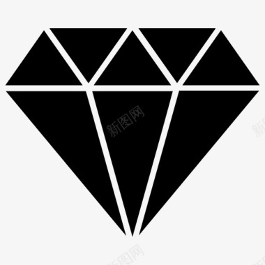 钻石同素异形宝石图标图标