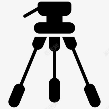 三脚架摄影相机专业摄影图标图标