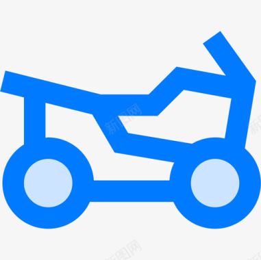 摩托车运输102蓝色图标图标