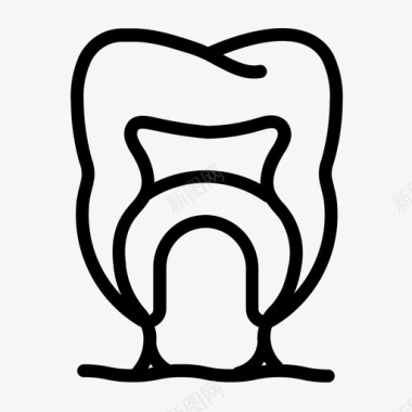 足部护理牙齿解剖学牙齿口腔图标图标