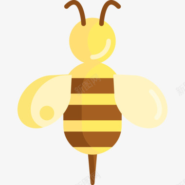 蜜蜂园艺56平坦图标图标