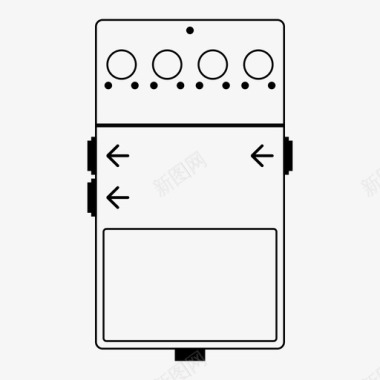 合唱踏板贝司吉他图标图标