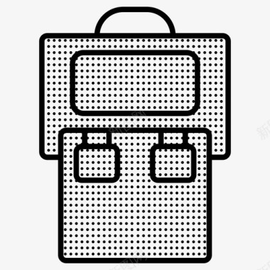 背包手提箱点缀图标图标