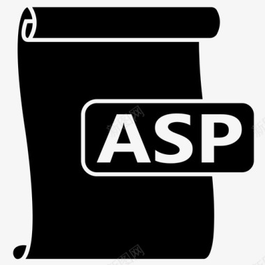 编辑页面asp活动服务器asp文件图标图标