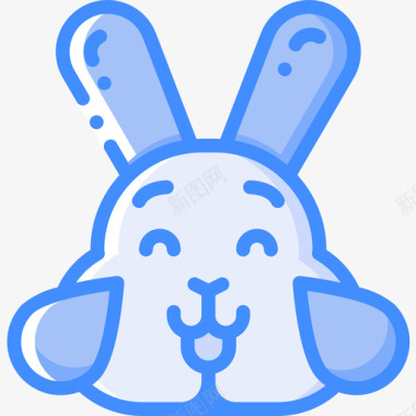 兔子兔子化身4蓝色图标图标